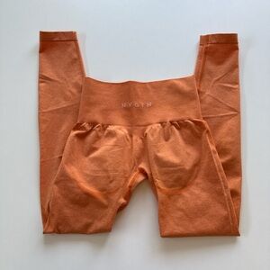 NVTGN contour seamless orange leggings